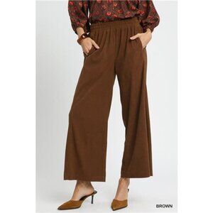 ✨NWT Umgee Wide-Leg Corduroy Pants